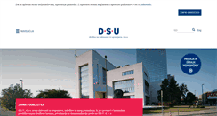 Desktop Screenshot of dsu.si